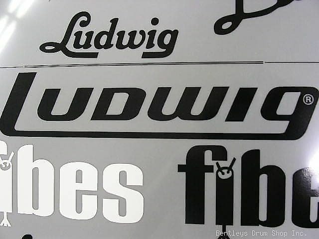 Autocollant de remplacement du logo Ludwig Black fin des années 70/80 - actuel (haute qualité 3M !)